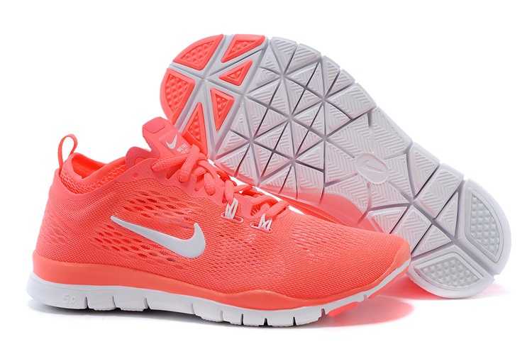 Nike Free 5.0 V2 Femme Sport Livraison Gratuite Chaussures Blanc Orange